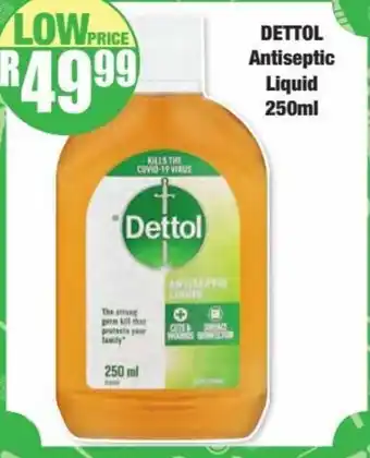 Boxer DETTOL Antiseptic Liquid 250ml offer