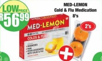Boxer MED-LEMON Cold & Flu Medication 8's offer