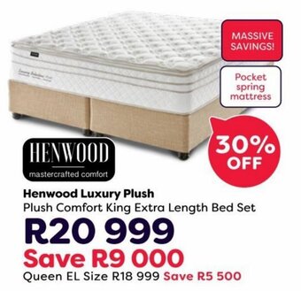 The Bed Store Henwood Luxury Plush offer