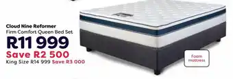 The Bed Store Cloud Nine Reformer Firm Comfort Queen Bed Set offer