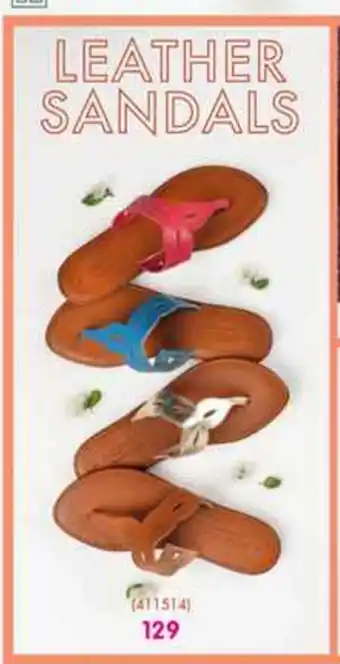 Makro Leather Sandals - 411514 offer