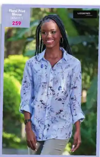 Floral Print Blouse - 422311