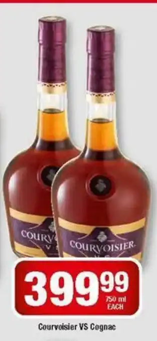 OK Liquor Courvoisier VS Cognac 750ml each offer