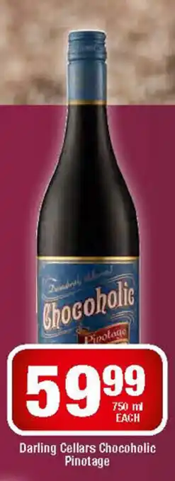 Darling Cellars Chocoholic Pinotage 750ml each