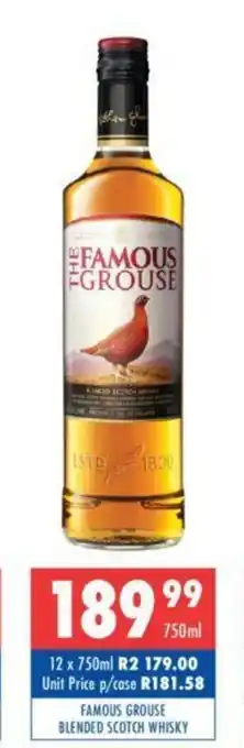 Famous Grouse Blended Scotch Whisky 750ml