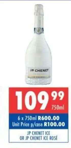 JP Chenet Ice or JP Chenet Ice Rose 750ml