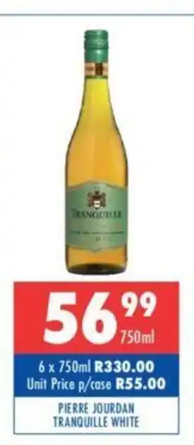 Pierre Jourdan Tranquille White 750ml