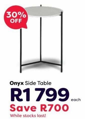Onyx Side Table
