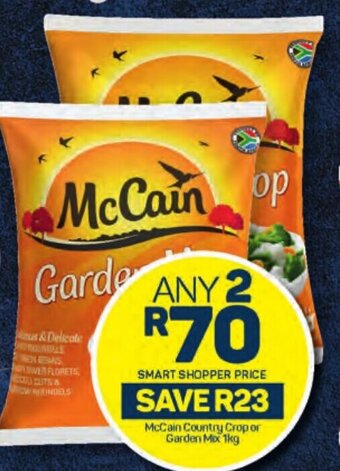 Pick n Pay McCain Country Crop or Garden Mix 1kg offer