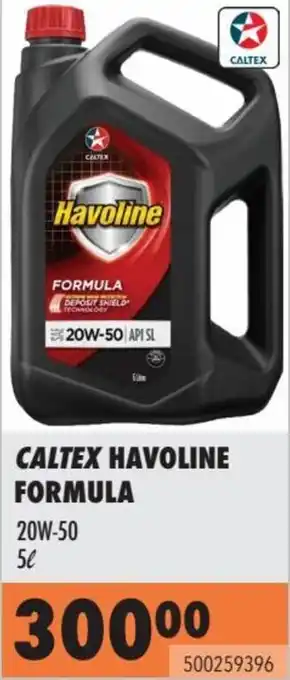 Midas CALTEX HAVOLINE FORMULA 20W-50 5L offer