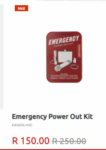 Emergency power out kit