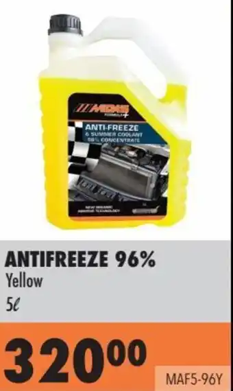 Midas ANTIFREEZE 96% Yellow 5L offer