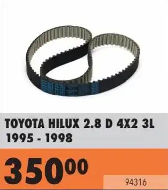 Midas TOYOTA HILUX 2.8 D 4X2 3L 1995 - 1998 offer