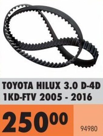 TOYOTA HILUX 3.0 D-4D 1KD-FTV 2005 - 2016