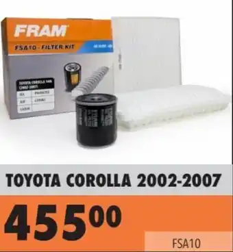 Midas TOYOTA COROLLA 2002-2007 offer