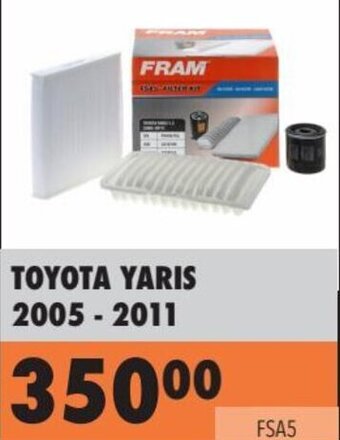 Midas TOYOTA YARIS 2005 - 2011 offer