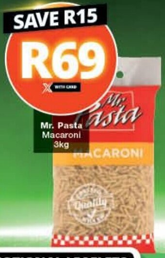Checkers Mr. Pasta Macaroni 3kg offer