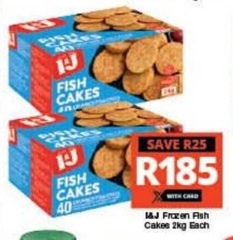 Checkers I&J Frozen Fish Cakes 2kg Each offer