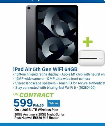 Incredible Connection Ipad air 5th gen wifi 64gb offer
