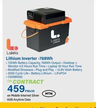 Incredible Connection Lithium inverter 768wh offer