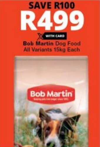 Bob Martin Dog Food All Variants 15kg Each