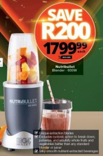 Checkers Nutribullet Blender 600W offer