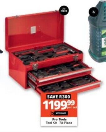 Checkers Pro Tools Tool Kit - 78-Piece offer