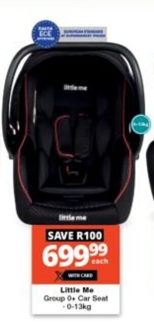 Little Me Group 0+ Car Seat -0-13kg