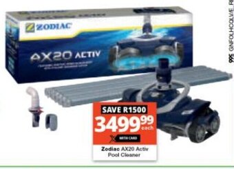 Checkers Zodiac AX20 Activ Pool Cleaner offer