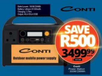 Checkers Conti Power Station 300W/299Wh offer