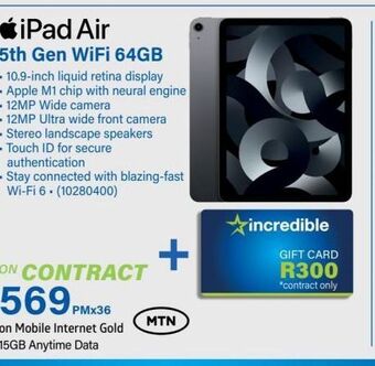 Incredible Connection Ipad air offer