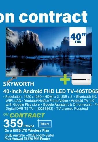 Incredible Connection Smart tv 40 skyworth offer