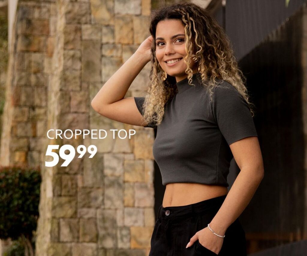 Cropped top offer at Choice Clothing