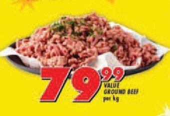 Shoprite VALUE GROUND BEEF per kg offer