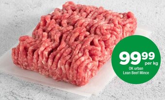 OK Foods OK urban Lean Beef Mince offer