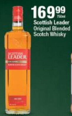 Scottish Leader Original Blended Scotch Whisky