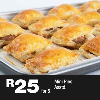 OK Foods Mini Pies Asstd. offer