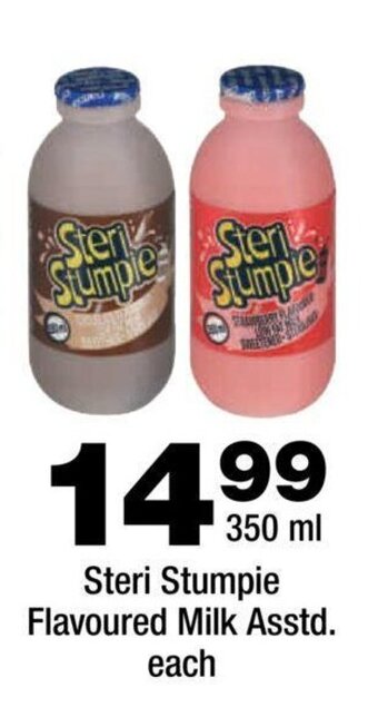 OK Foods Steri Stumpie Flavoured Milk Asstd. each offer