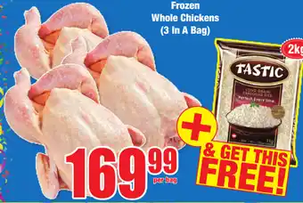 Boxer Superstores Frozen Whole Chickens (3 in A Bag) offer