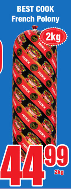 Boxer Superstores Best Cook French Polony 2kg offer
