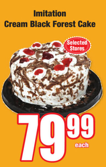 Boxer Superstores Imitation Cream Black Forest Cake offer
