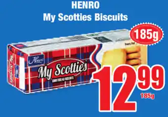 Boxer Superstores Henro My Scotties Biscuits 185g offer
