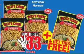 Boxer Superstores Best Cook Macaroni 3x500g offer