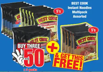 Boxer Superstores Best Cook Instant Noodles Multipack Assorted 3x5's offer