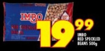 Shoprite IMBO RED SPECKLED BEANS 500g offer