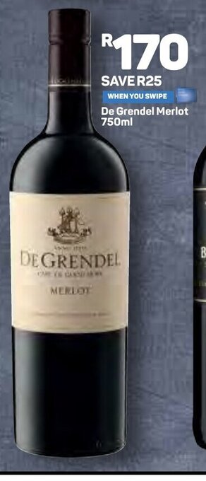 Pick n Pay De Grendel Merlot 750ml offer