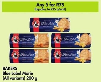Makro BAKERS Blue Label Marie (All variants) 200 g offer