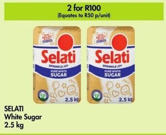 Makro SELATI White Sugar 2.5kg offer