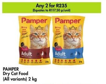 PAMPER Dry Cat Food (All variants) 2 kg