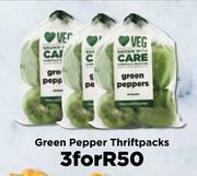 Food Lover's Market Green Pepper Thriftpacks-For 3 offer